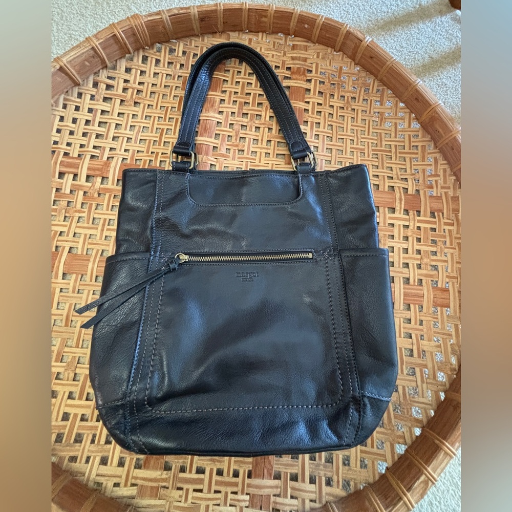 Margot Black Shoulder Bag with Supple Leather Design